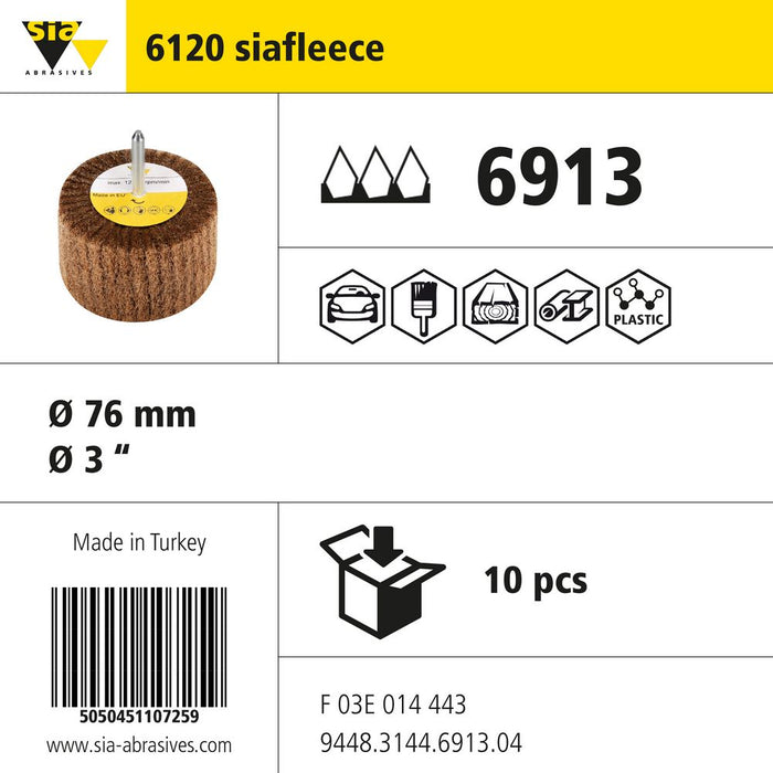 Product info — 6120 siafleece Ø76mm VF