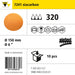 Product info — 7241 siafilm coarse Ø150mm P320 (Pack of 10)