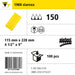 Product info — 1960 siarexx 115x228mm P150 (Pack of 100)