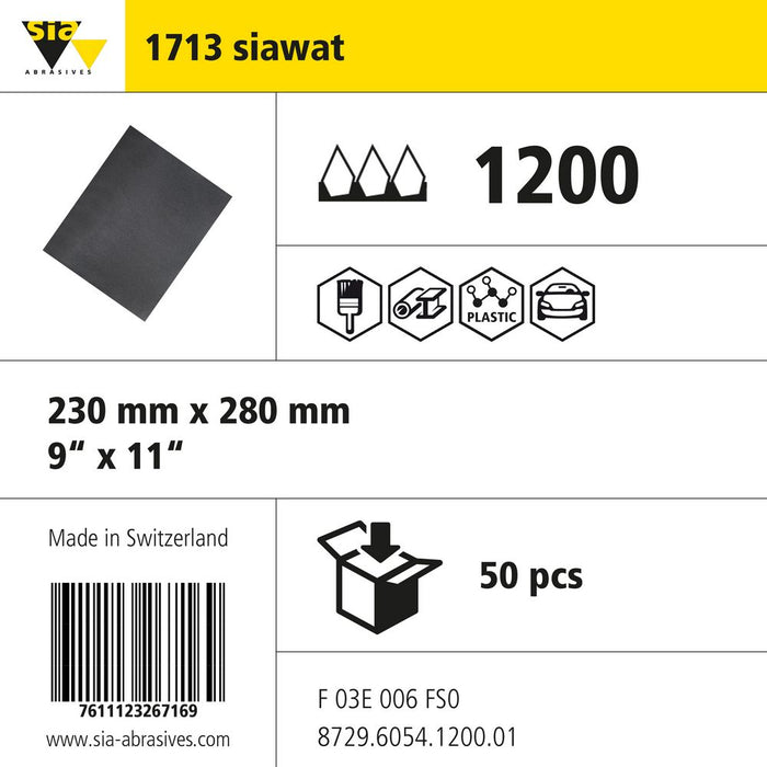 Product info — 1713 siawat fine 230x280mm P1200 (Pack of 50)