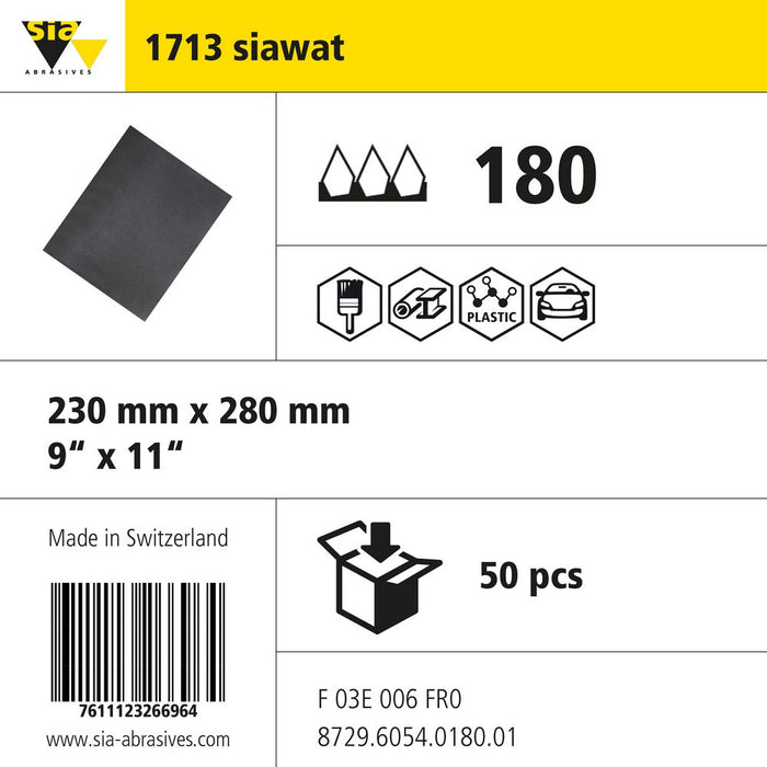 Product info — 1713 siawat fine 230x280mm P180 (Pack of 50)