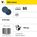 Product info — 2820 siafast mini Ø25mm P80 (Pack of 1000)