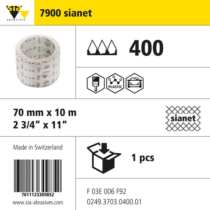 Product info — 7900 sianet 70x10000mm P400 (Pack of 10)