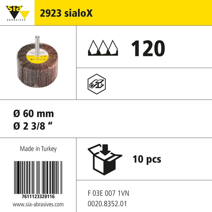 Product info — 2923 sialoX Ø60mm P120