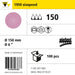 Product info — 1950 siaspeed Ø150mm P150 (Pack of 100)