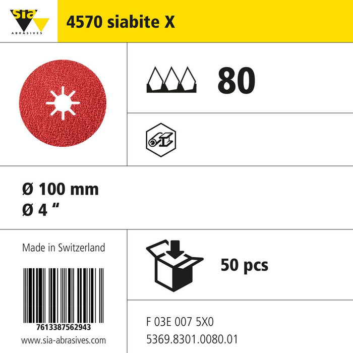 Product info — 4570 siabite-x Ø100mm P80