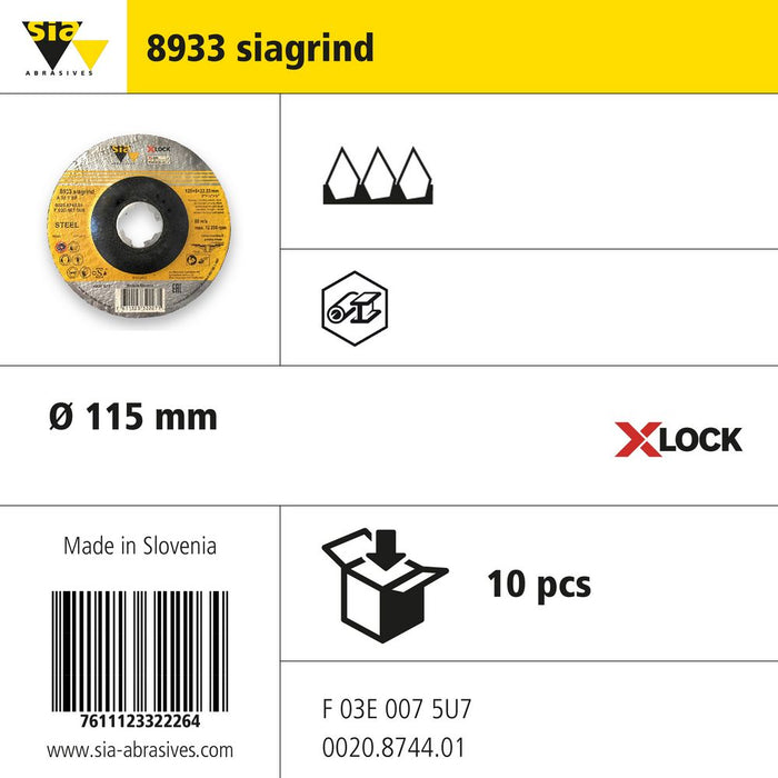 Product info — 8933 siaflex grinding Ø115mm
