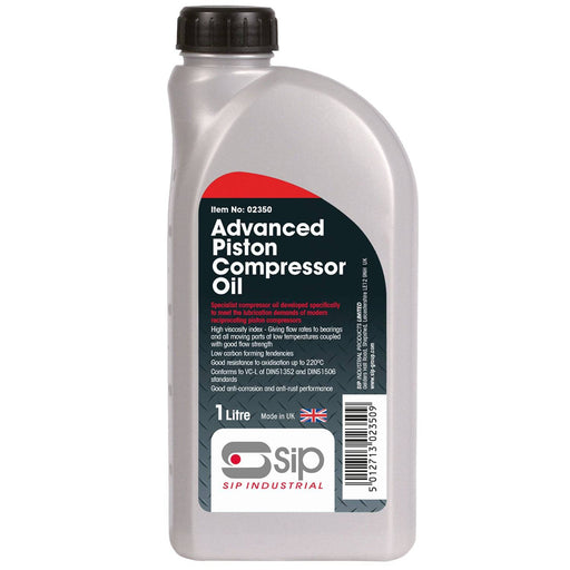 SIP 1ltr Advanced Compressor Oil - Hurstbourne Forge Welding Supplies