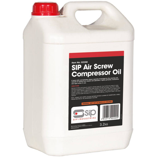 SIP 3.25kg Screw Compressor Oil - Hurstbourne Forge Welding Supplies