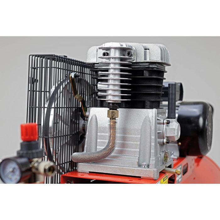 TIGREN 200ltr 3hp Belt-Driven Compressor - Hurstbourne Forge Welding Supplies