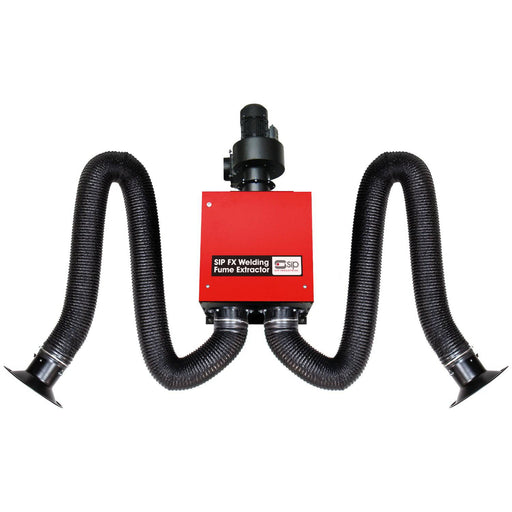 SIP FX-WM Professional Wall-Mounted Welding Fume Extractor (2x Arms) - Hurstbourne Forge Welding Supplies