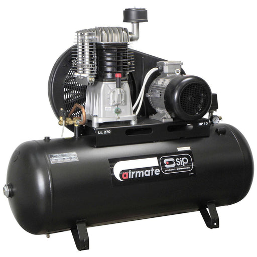 SIP TN10/270 270ltr Belt Drive Compressor - Hurstbourne Forge Welding Supplies