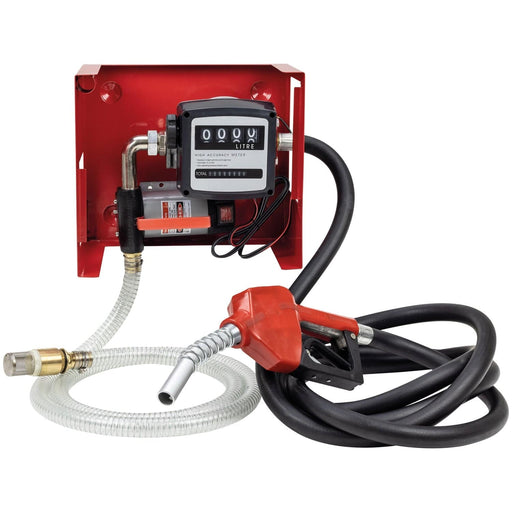 SIP 12v Diesel Transfer Pump with Fuel Meter - Hurstbourne Forge Welding Supplies