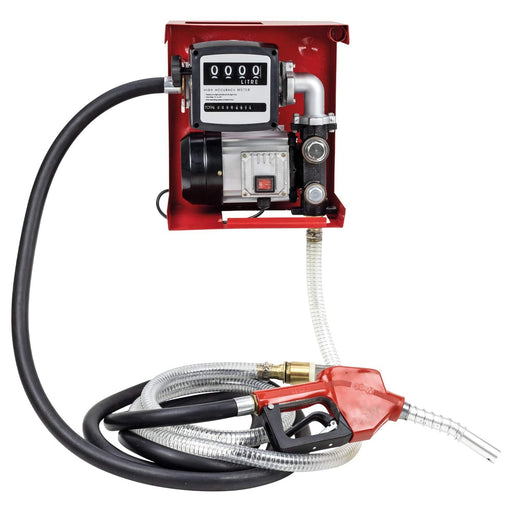 SIP 230v Diesel Transfer Pump with Fuel Meter - Hurstbourne Forge Welding Supplies