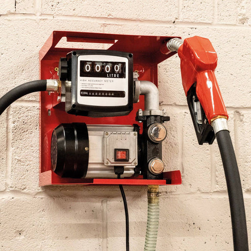 SIP 230v Diesel Transfer Pump with Fuel Meter - Hurstbourne Forge Welding Supplies