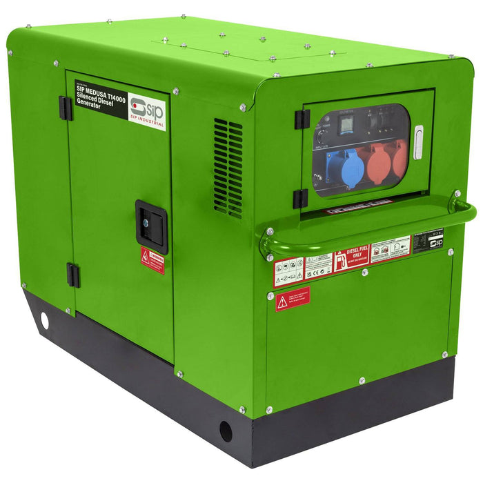 SIP MEDUSA T14000 Silenced Diesel Generator - Hurstbourne Forge Welding Supplies