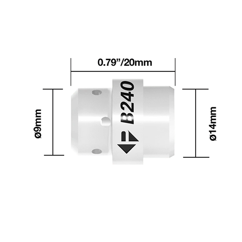 MIG Torch Gas Diffuser MB25 B2405W