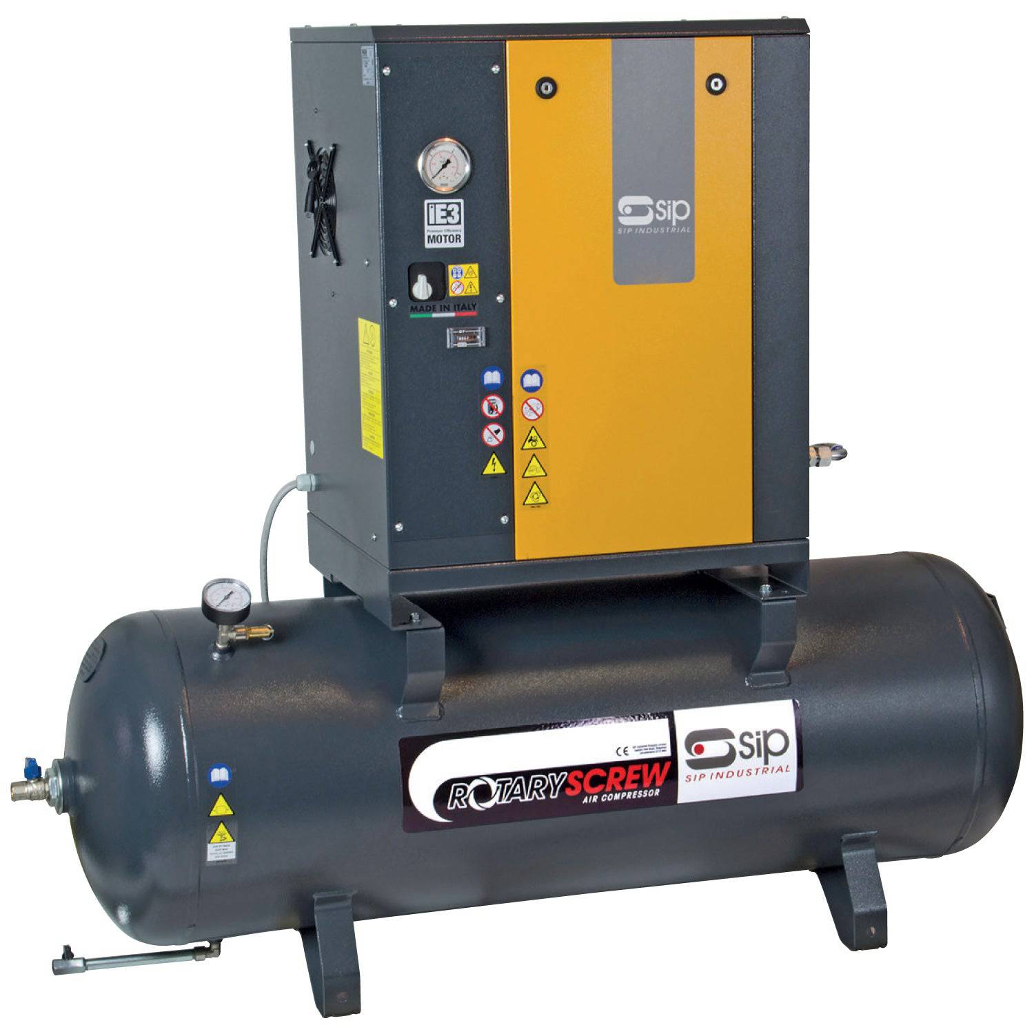 SIP RS4.0-08-200BD 200ltr Rotary Screw Compressor