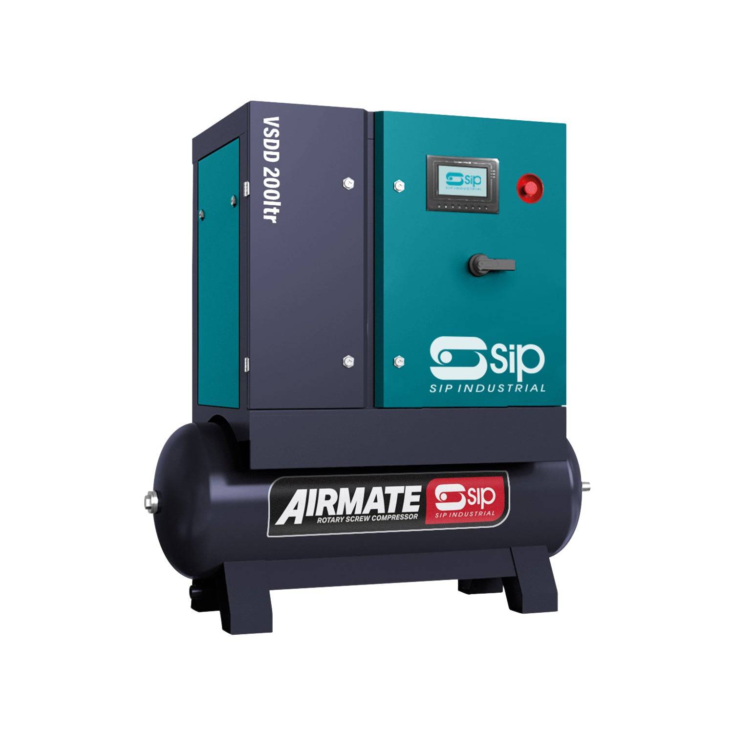 SIP VSDD 7.5kW 8bar 200ltr 400v Rotary Screw Compressor
